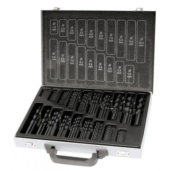 Coffret de forets hélicoïdaux 170 pièces HSS KRAFTWERK - 10910