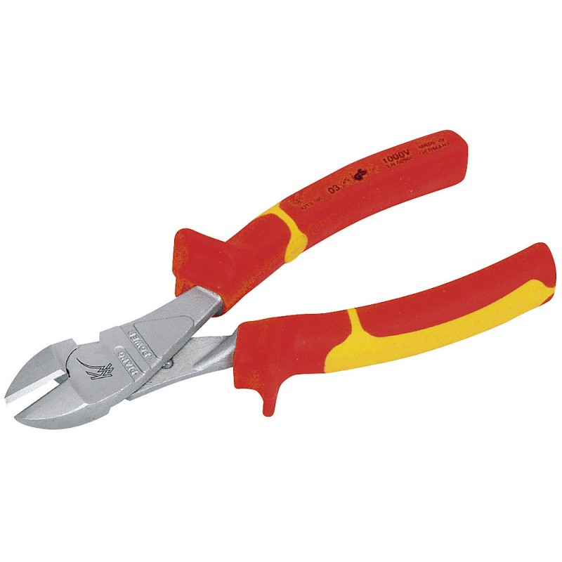 Pince Isolée Coupante Diagonale Apiex - 1000V, Conforme DIN 5749 / VDE - Longueur 160 Mm - Acier Chrome Vanadium