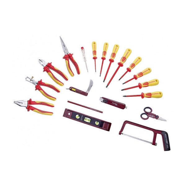 Trousse 20 outils pour électricien KRAFTWERK 3996ET