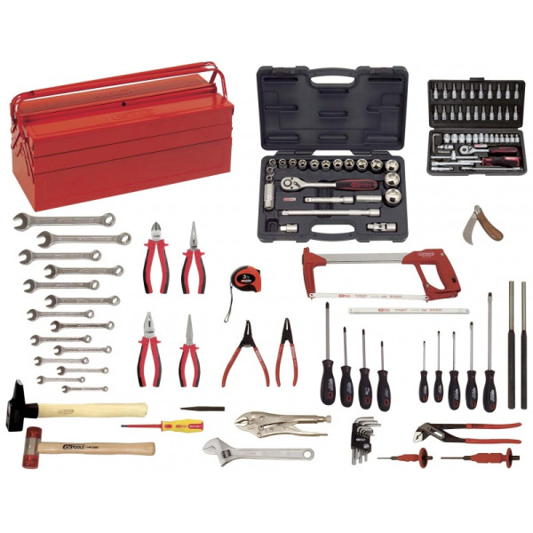 Composition d'outils pour la mécanique générale 131 pcs KS TOOLS 911.0131