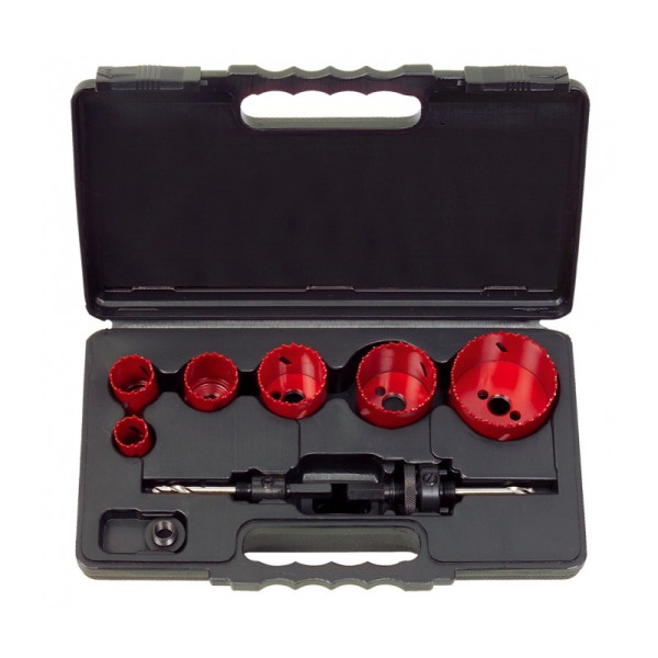 Coffret de 6 scies cloches HSS Bi-Métal KS TOOLS - 129.5550