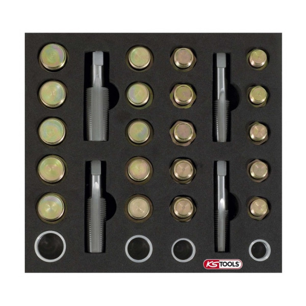 Module 64 pièces de réparation des vis de carter KS TOOLS 150.1450