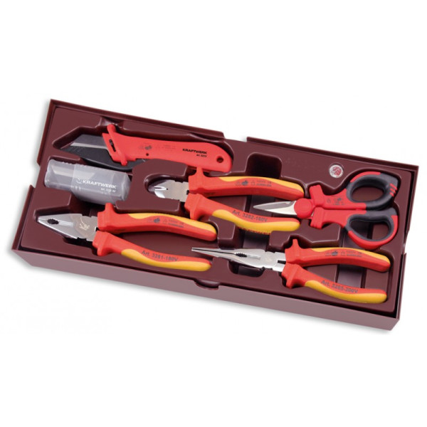 Coquille de pinces et outils de coupe isolés KRAFTWERK 4900-67B