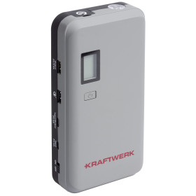 BOOSTER DE DÉMARRAGE + POWERBANK 12V, 400CA - 800PA, 37WH KRAFTWERK