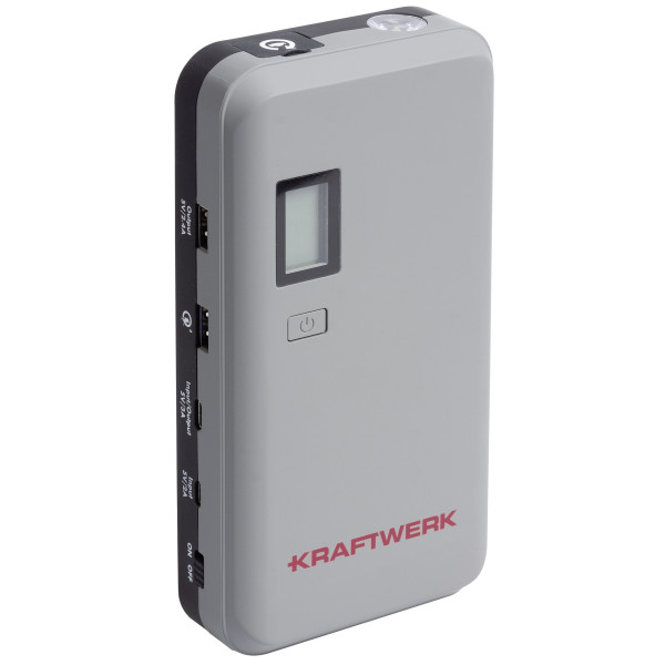 BOOSTER DE DÉMARRAGE + POWERBANK 12V, 400CA - 800PA, 37WH KRAFTWERK