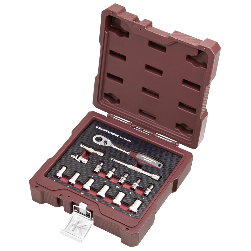 KS Tools Coffret Douilles Evolution Series 255 Pièces – 1/4" + 3/8" + 1/2" + 5/16" – Qualité Pro