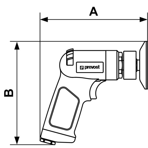 Mini Ponceuse Revolver 75 Mm Composite SAM - réf. 1346C - Rubix