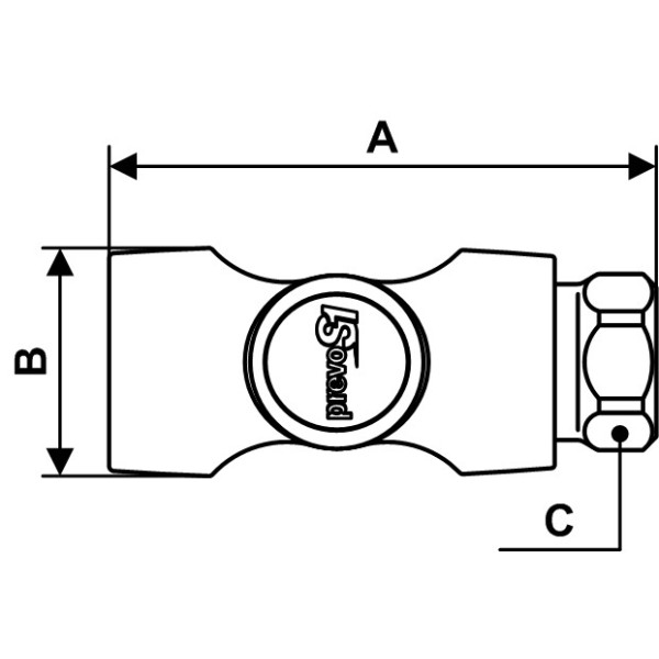 Raccord fileté femelle cylindrique-ISI 061101-Prevost