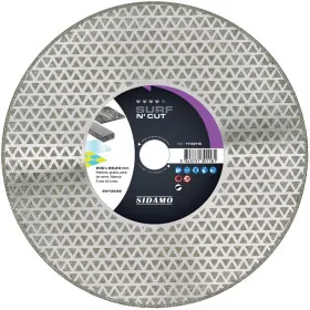 Disque Diamant et Carbure à segment 230 mm SURF N'CUT alésage 22,23 SIDAMO