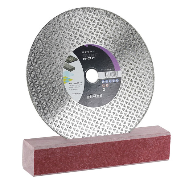 Disque Diamant et Carbure à segment 230 mm SURF N'CUT alésage M14 SIDAMO
