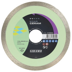 Disque Diamant et Carbure à couronne continue 115 mm STAR CÉRAM