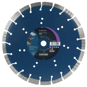 Disque Diamant à segment ULTRA TT 300 mm Tronçonnage béton/Asphalte/Acier/Granit SIDAMO