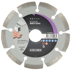 Disque Diamant à segment 115 mm STAR BETON Tronçonnage béton SIDAMO