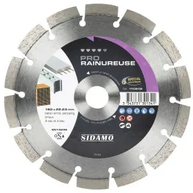 Disque Diamant à segment 180 mm PRO RAINUREUSE Tronçonnage béton SIDAMO