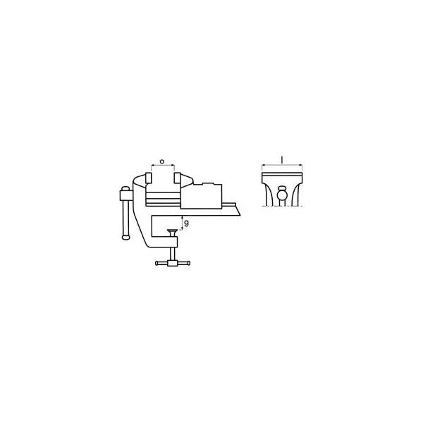 Etau Dolex Ouverture 50 mm Double Guidage 221