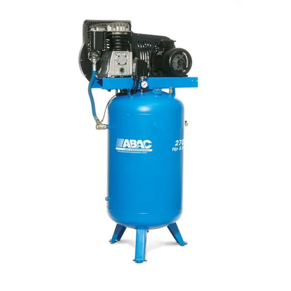 Compresseur d'air à piston vertical 270L 5.5 Cv 11 Bar Série Line ABAC