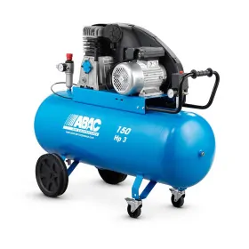 Compresseur d'air vitesse lente 150L 3 Cv 10 Bar Gamme Pro ABAC