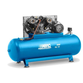 Compresseur d'air vitesse très lente 500L 10 Cv 11 Bar Gamme Pro ABAC 4116025190