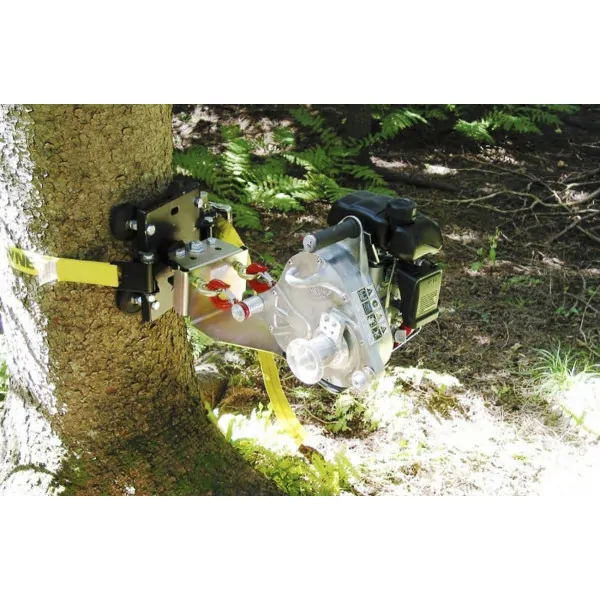 Système haute résistance d'ancrage de treuil avec courroie pour arbres et poteaux Portable Winch PCA-1263