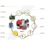 Kit de tirage forestier PCW4000 à essence force 1000 KG Portable Winch  PCW4000-FK