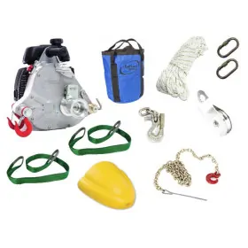 Kit déboisage PCW5000 à essence force 1000 KG Portable Winch PCW5000-FK