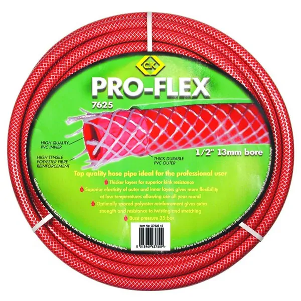 Tuyau d'arrosage pro-flex 3/4 30 m C.K G7626 30