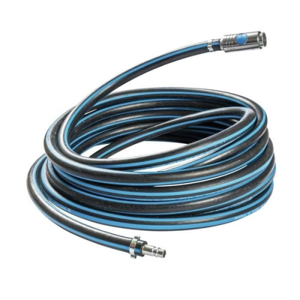 Rallonge de tuyau 20m diamètre int. 16mm AIRCA caoutchouc avec raccord rapide métal Prevost RAL AIS1620