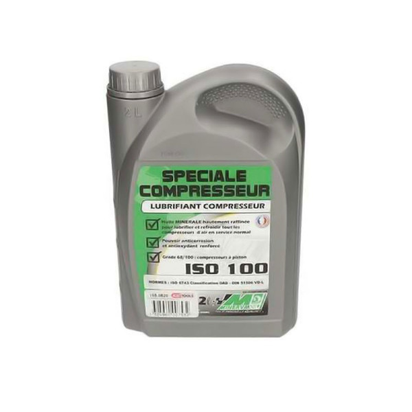 Lubrifiant ISO100 pour compresseurs 2L KS Tools 165.0820