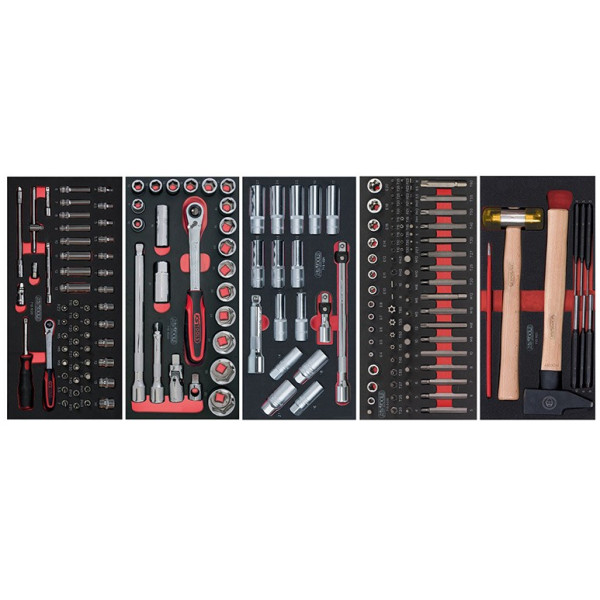 KS Tools - Servante ULTIMATE XL noire 7 tiroirs équipée de 354 outils