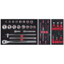 Servante ULTIMATE XL noire, 7 tiroirs équipée de 354 outils KS Tools