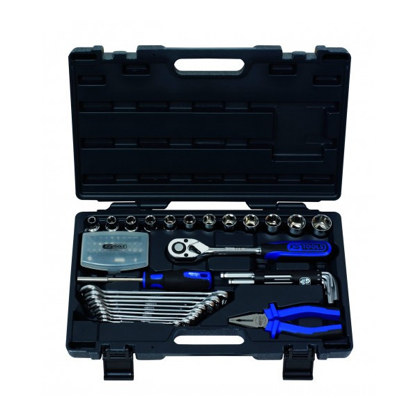 Coffret de douilles et outils 64pcs 1/2"’ CHROMEplus KS TOOLS 918.0664