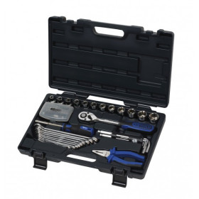 Coffret de douilles et outils 64pcs 1/2"’ CHROMEplus KS TOOLS 918.0664