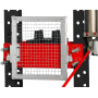 Grilles de protection pour presses hydrauliques 160.0117 KS TOOLS 160.0128