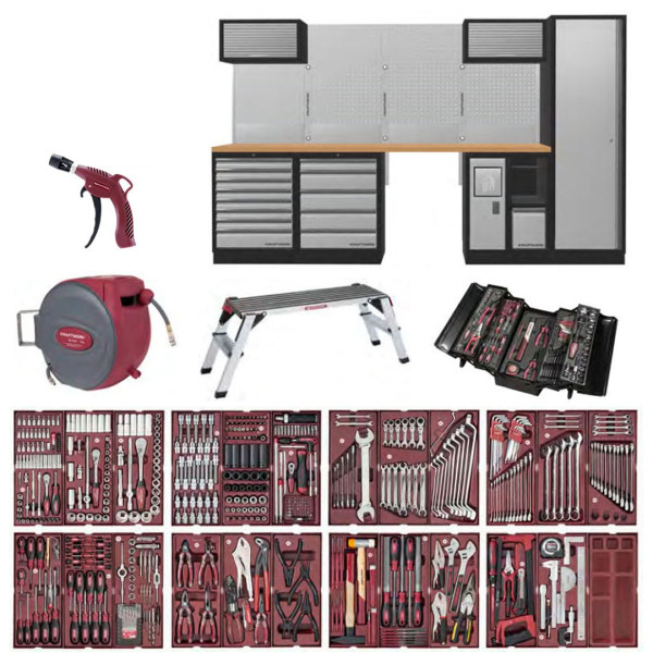 Mobilier d'atelier MOBILIO avec équipement et outils KRAFTWERK 3964-TOOL-001