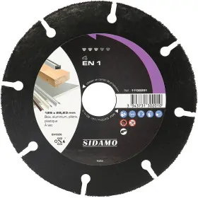 Disque diamant et carbure À SEGMENT EXPERT 4 EN 1 D125 SIDAMO 11130201