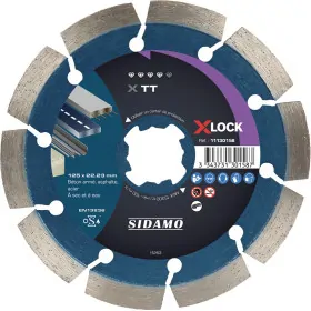 Disque Diamant X-LOCK TT - D 125 mm / Alésage 22,23 mm SIDAMO