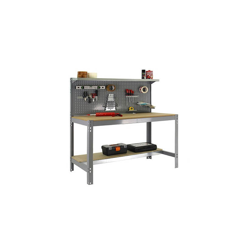 Simonwork Panneau Perforé Mural 1500 X 400 Mm – Blanc – Organisation Outils Garage Atelier Qualité Européenne