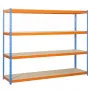 Etagère métallique 4 niveaux - 2000x1500x600 - 400kg - ECOFORTE CHIPBOARD EF-1506-4 / SIMONRACK