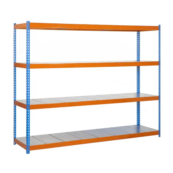 Etagère métallique 4 niveaux - 2000x1500x450 - 400kg - ECOFORTE METAL EF-1504-3 / SIMONRACK