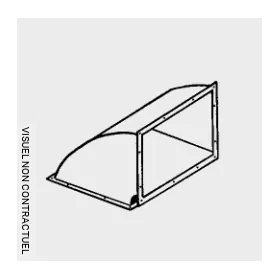 Plenum départ pour gaine rectangulaire pour F40 - SOVELOR