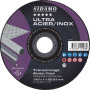Lot de 5 disques ULTRA ACIER INOX Ø125mm Alés.22.23mm Ep.1.6mm - SIDAMO