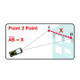 Télémètre laser flash point2point 40m ou 60m - METRICA
