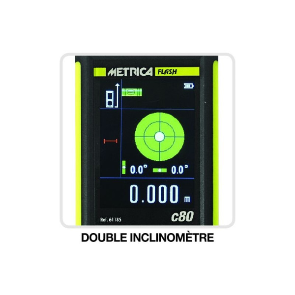 Télémètre double Laser METRICA Flash 50