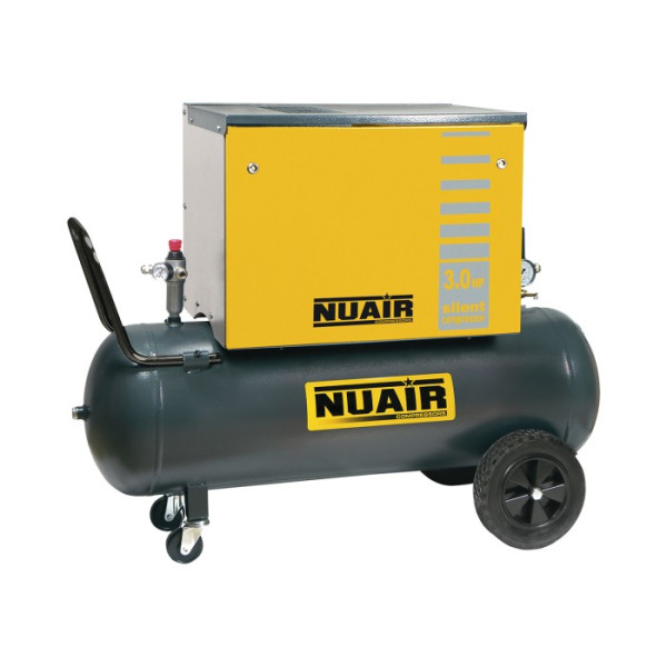 Compresseur d'air à vis 10 CV, 500 L, 400 V tri NUAIR