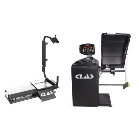 Pack équilibreuse à roues 28'' 3D automatique 230V EQ 2100 + Lève roue semi-automatique EQ 0000 - EQ 0021 - CLAS