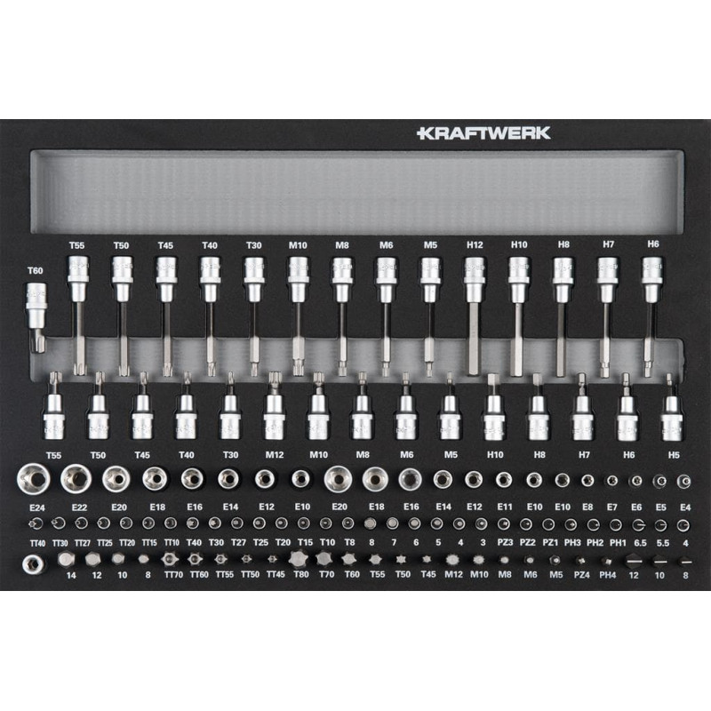 Jeu de 9 douilles en pouce MAGALU 1/4 KRAFTWERK 100599