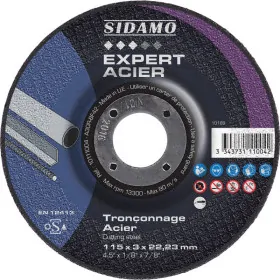 LOT DE 25 DISQUES EXPERT ACIER 115MM - SIDAMO