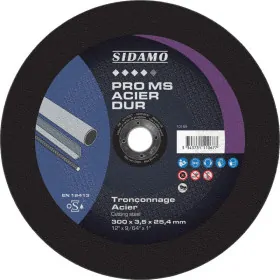 LOT DE 10 DISQUES MS ACIER DUR ALÉS.25.4MM 300MM - SIDAMO