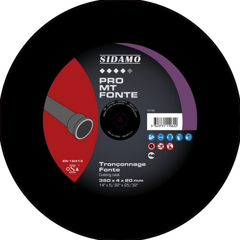 Lot de 10 disques ronds colorés en aluminium anodisé pour
