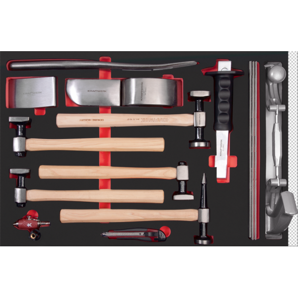 Module d'outils spécial carrosserie 16 pièces KRAFTWERK 105.502.029